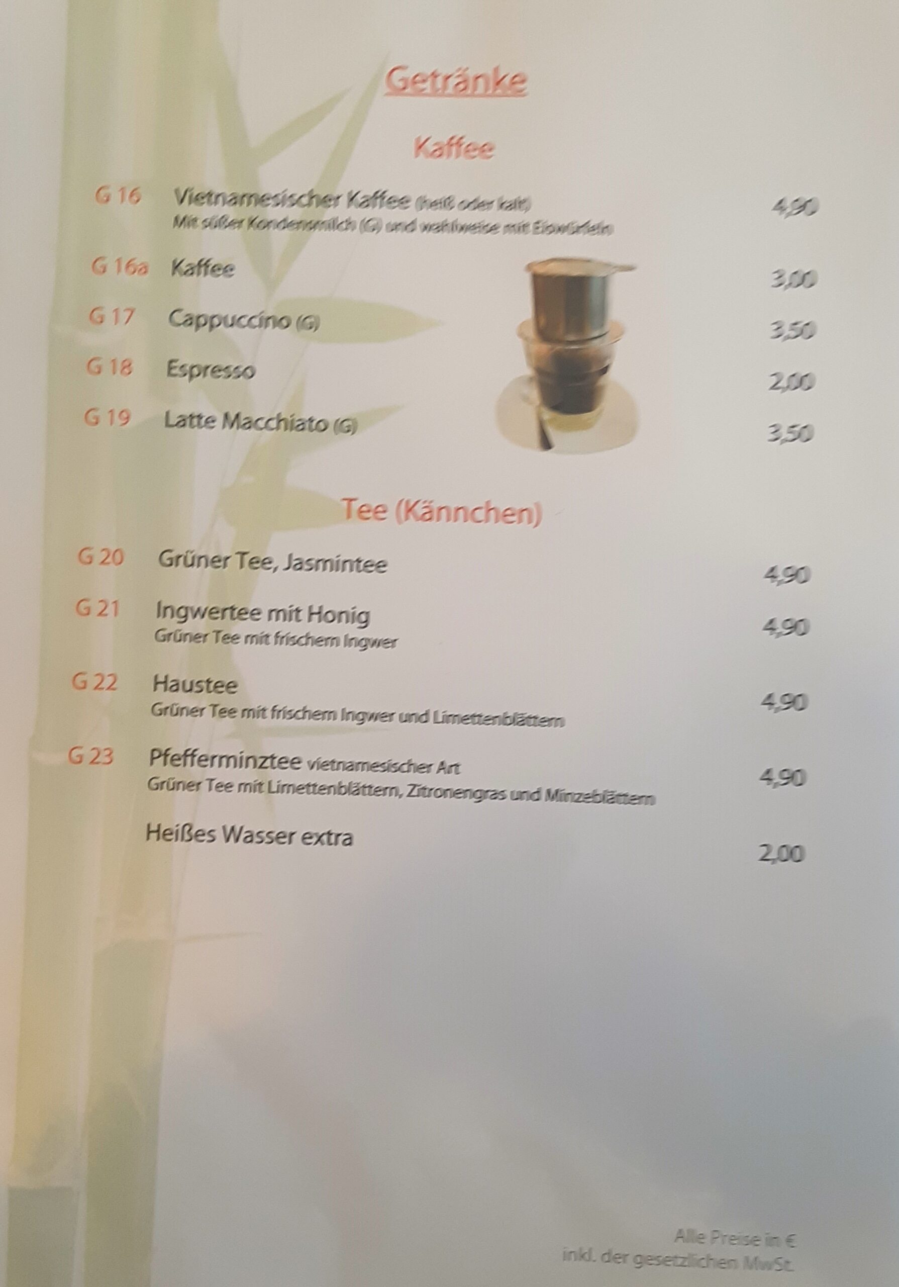 Binh Minh Restaurant Speisekarte 14
