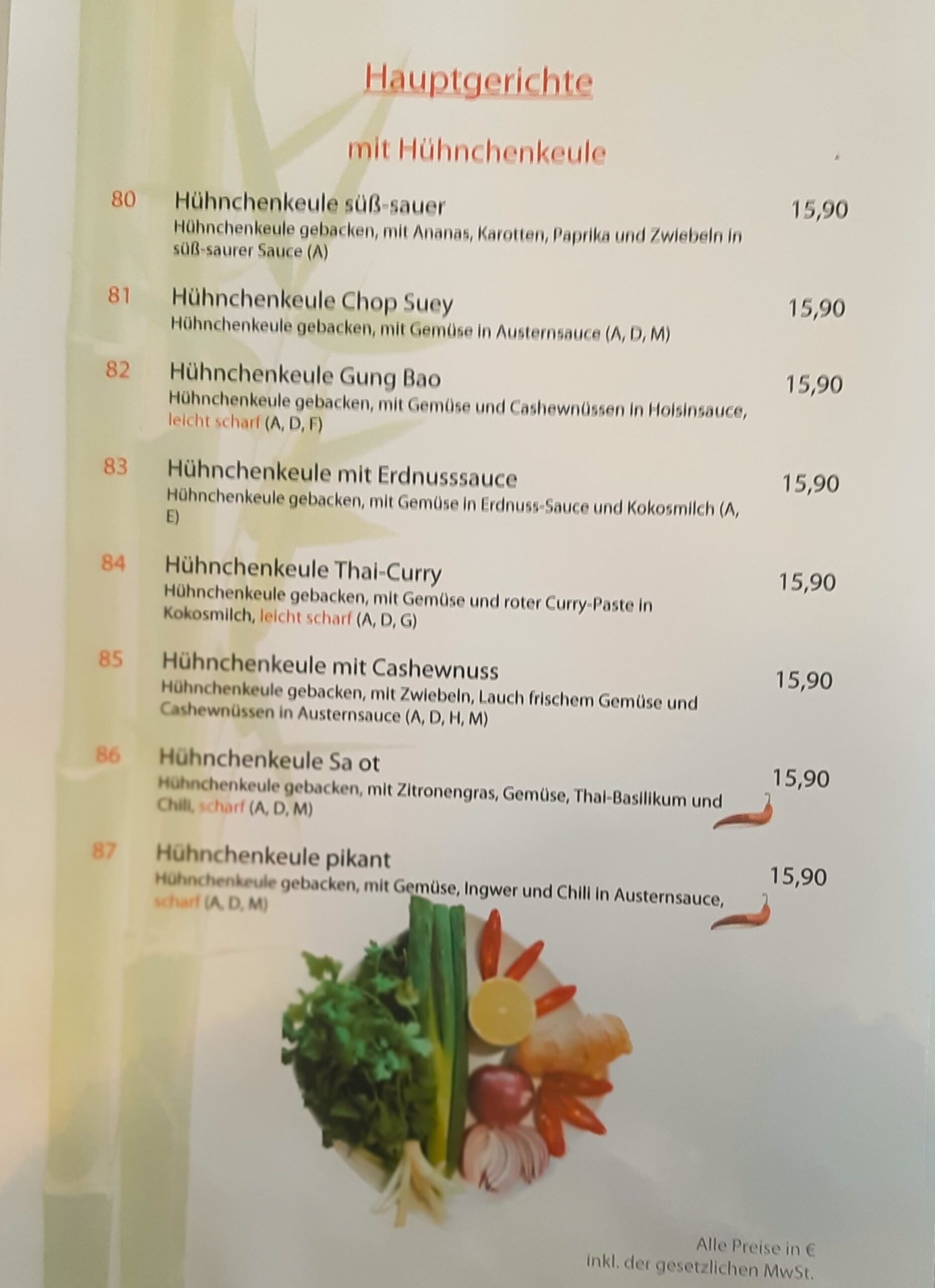 Binh Minh Restaurant Speisekarte 8